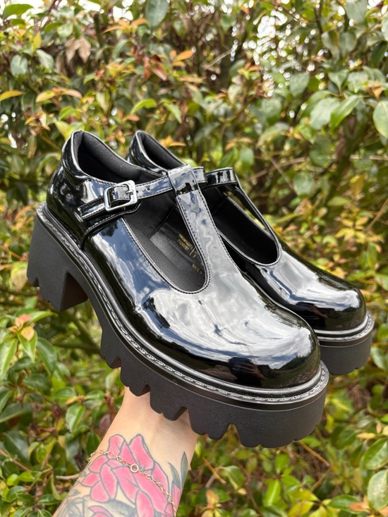 Dream Pairs Shoes - Dream Pairs Mary Jane T-Strap Chunky Platform Heel Size 8 Round Toe Retro Y2K